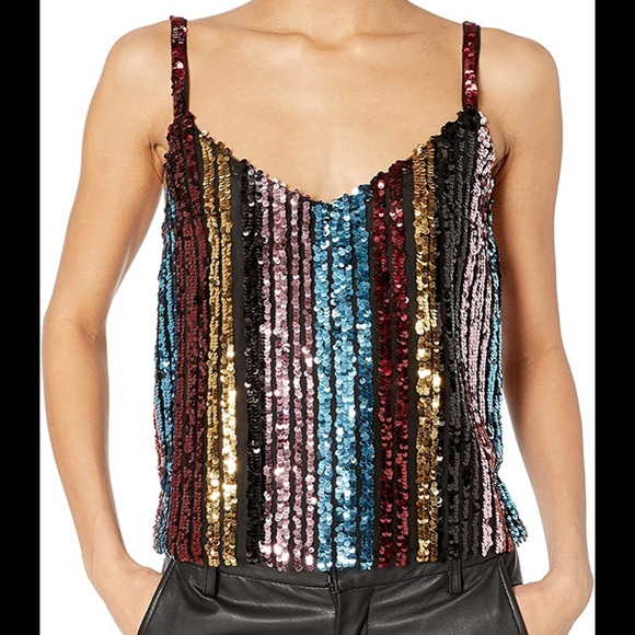 Multi color sequin tank - Picture 1 of 4